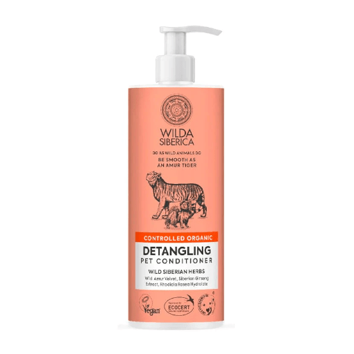 Wilda Siberica Acondicionador detangling desenredante para mascotas 400 ml