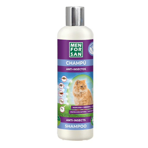 Men for san Champú anti-insectos para gatos 300ml