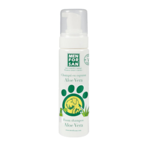 Men for san Champú en espuma con aloe vera para perros