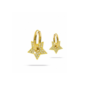 Jewels Pendientes de Aro con colgantes de Estrella