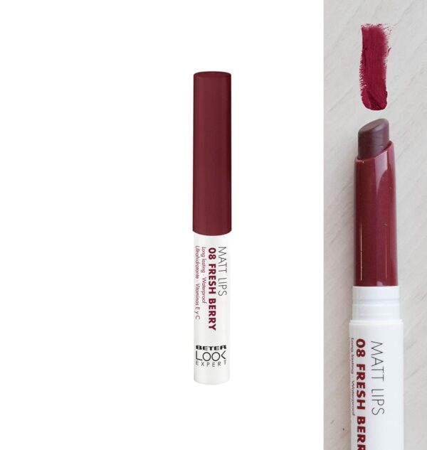 Beter Barra de Labios matt fresh berry
