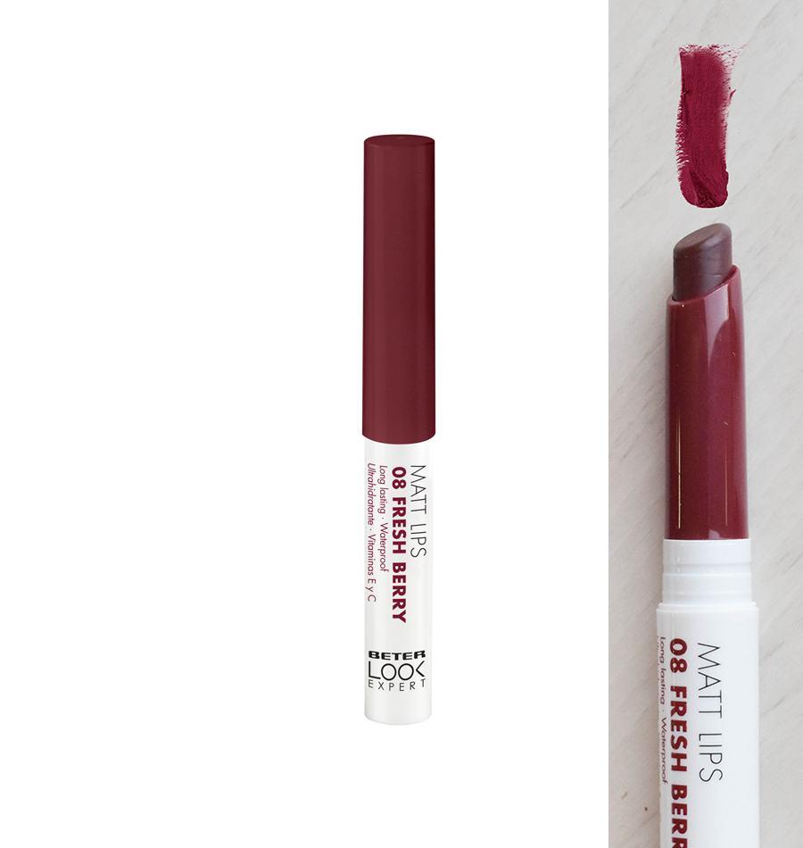 Beter Barra de Labios matt fresh berry