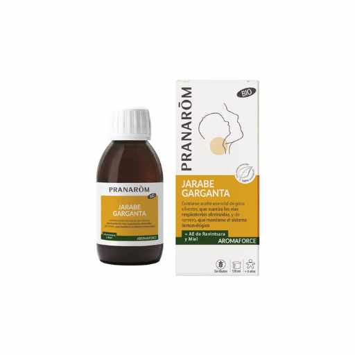 Pranarom Aromaforce Jarabe Garganta Ravintsara y Miel Bio 150 ml | Calma, Protege y Refuerza las Defensas 4 Pranarom Aromaforce Jarabe Garganta Ravintsara y Miel Bio 150 ml | Calma, Protege y Refuerza las Defensas - Imagen 4