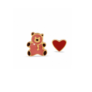 Jewels Pendientes kids Osito y Corazón