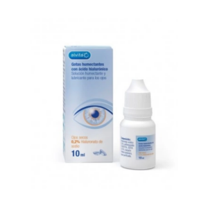 Alvita Gotas humectantes con ácido hialurónico 0,2% 10ml