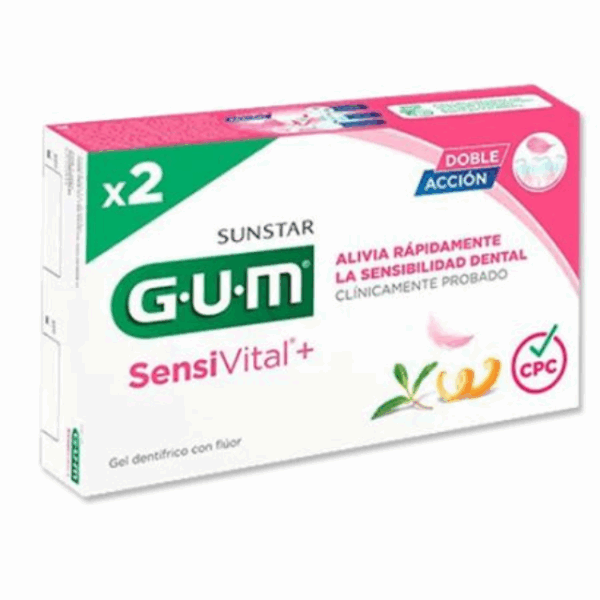 GUM SensiVital+ Pasta de Dientes 75ml Dúo | Alivio Rápido para Dientes Sensibles - Imagen 4