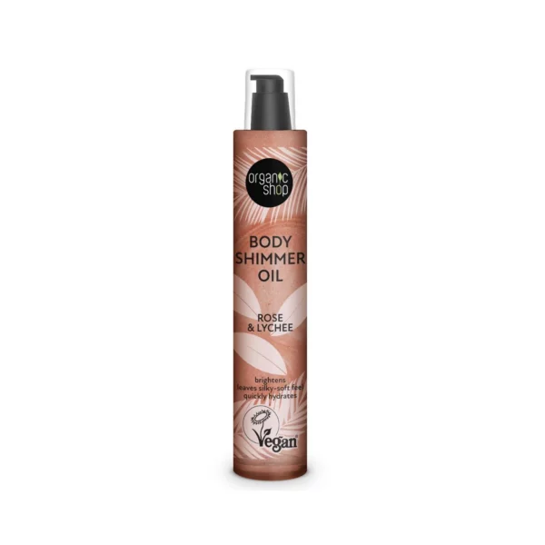 Organic Shop Aceite Body Shimmer Rose - Imagen 2