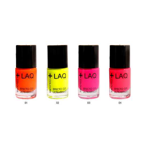 '+LAQ Colours Esmalte Fluor Naranja Nº1 10 ml | Efecto Gel Ultrabrillo e Intensidad Máxima 2 '+LAQ Colours Esmalte Fluor Naranja Nº1 10 ml | Efecto Gel Ultrabrillo e Intensidad Máxima - Imagen 2