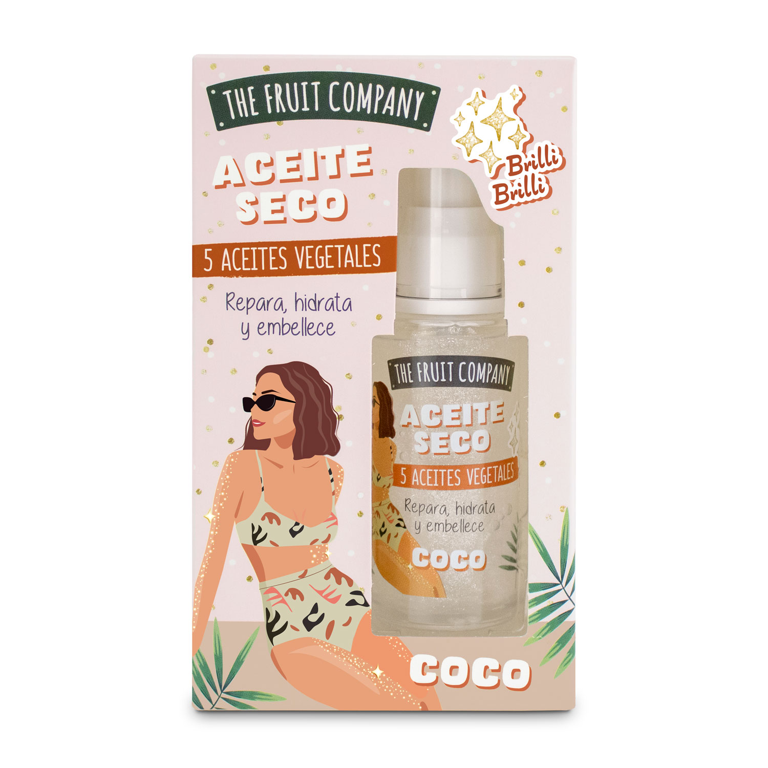 The Fruit Company Dry Oil Glitter Coco