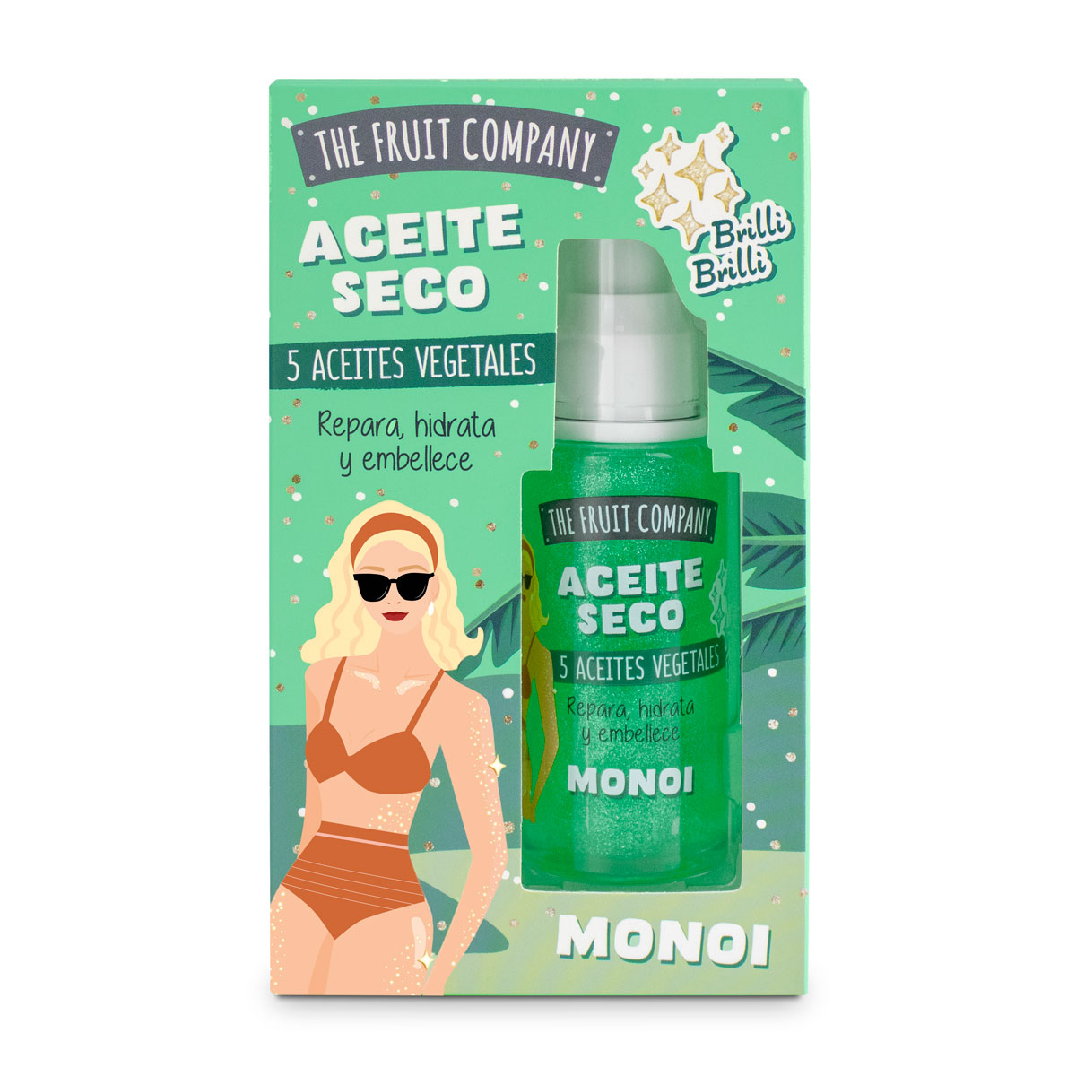 The Fruit Company Dry Oil Glitter Monoi