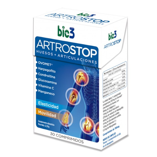 Bie3 Artrostop Huesos + Articulaciones 30 Comprimidos