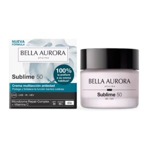 Bella Aurora Sublime 50 Crema Antiedad Día Multiacción – Vitamina C y Microbiome Repair