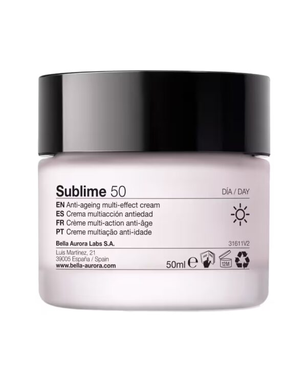 Bella Aurora Sublime 50 Crema Antiedad Día Multiacción – Vitamina C y Microbiome Repair - Imagen 2