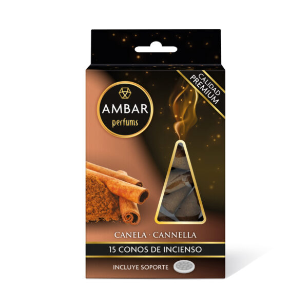 Ambar Perfums Cono de Incienso Canela 15u. - Imagen 2