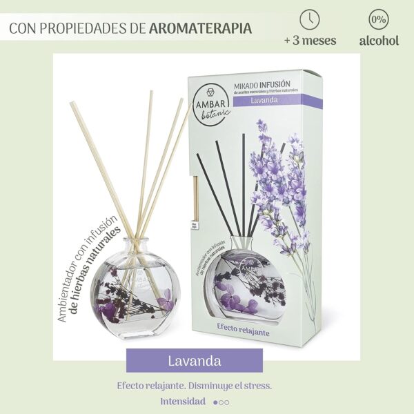 Ambar Perfums Ambientador Mikado Lavanda - Imagen 3