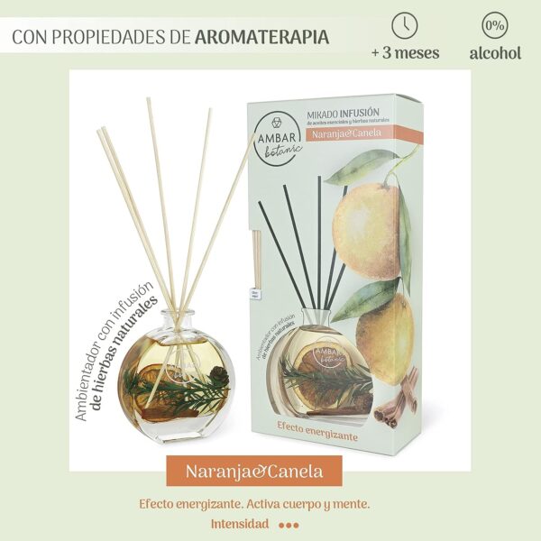 Ambar Perfums Ambientador Mikado Naranja Canela - Imagen 2