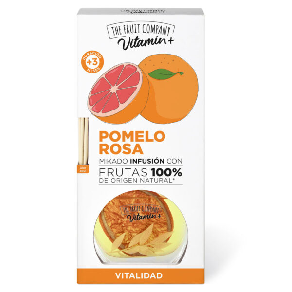 The Fruit Company Ambientador Mikado de Pomelo Rosa - Imagen 2