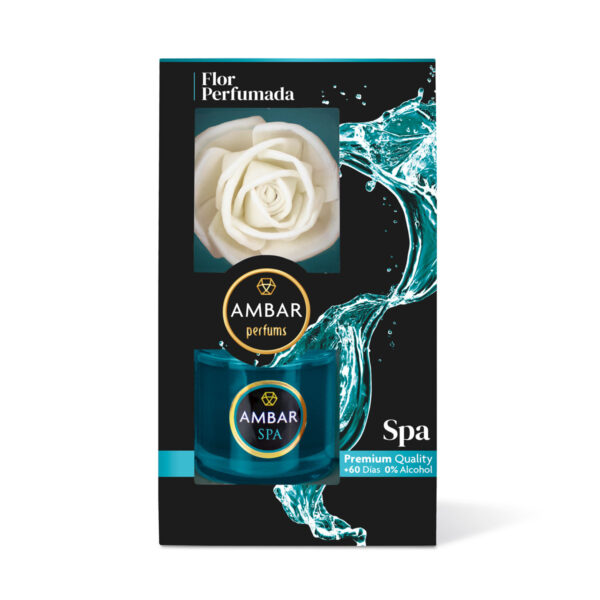 Ambar Flor Perfumada Spa 75 ml | Ambientador Decorativo sin Alcohol - Imagen 2