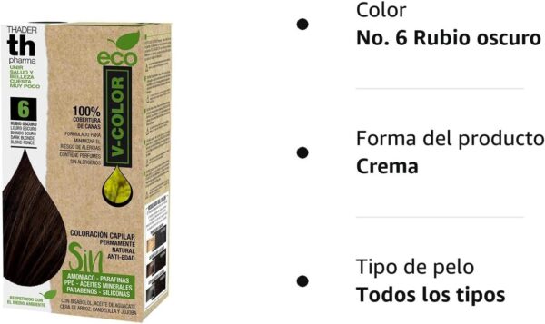 Th Pharma Kit Tinte eco nº1 Negro - Imagen 3