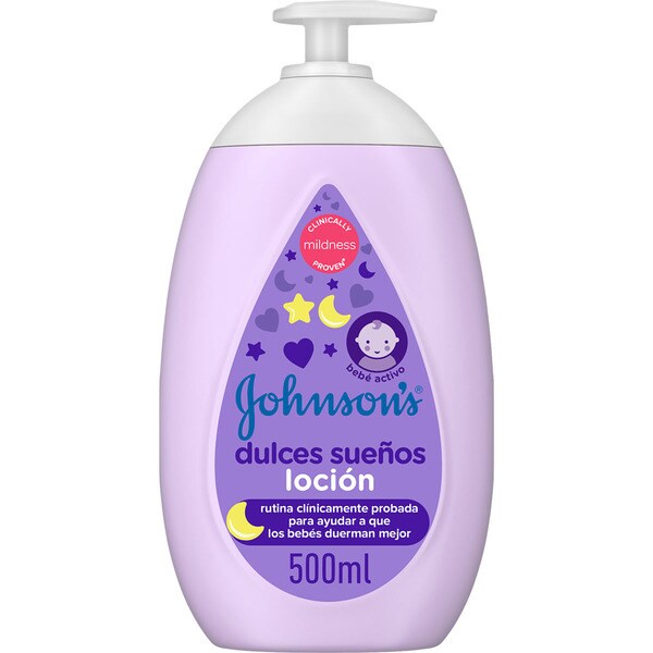 Johnson’s Loción Dulces Sueños Baby 500ml | Loción Relajante para Bebés con NaturalCalm