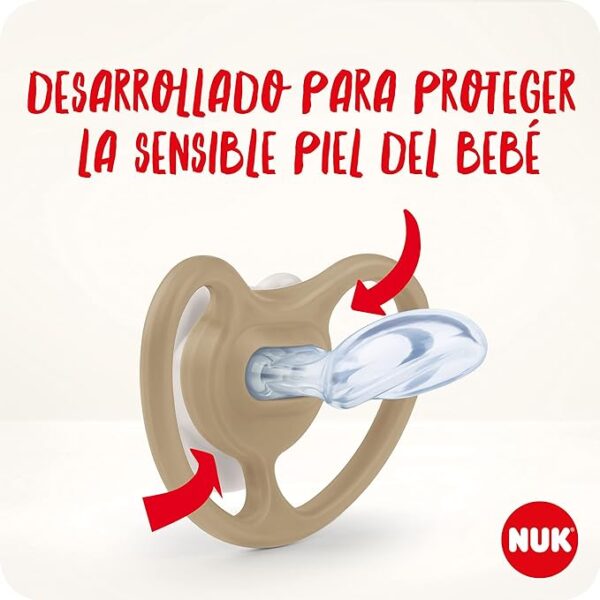 NUK  Disney Space chupete Mickey y Minnie  0-6 meses - Imagen 2