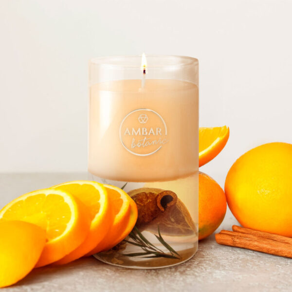 Ambar Vela Naranja & Canela 125g - Imagen 4
