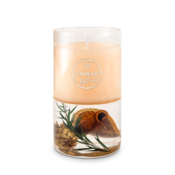 Ambar Vela Naranja & Canela 125g - Imagen 2