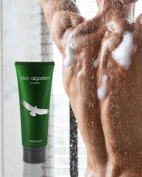 Don Algodon Set Freedom Don Algodón Hombre Mini – Eau de Toilette + Gel + Desodorante + Tarjetero - Imagen 4