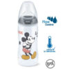 NUK Biberón FC+ PP 300 ml Mickey Flow Control Silicona 6-18 meses - Imagen 2