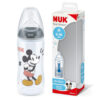 NUK Biberón FC+ PP 300 ml Mickey Flow Control Silicona 6-18 meses - Imagen 3