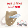NUK Chupete Classic Signature Abeja + Corazoncito Silicona  18-32 meses - Imagen 3