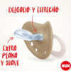 NUK Chupete Classic Signature Abeja + Corazoncito Silicona  18-32 meses - Imagen 2