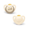 NUK Chupetes For Látex Natural for nature Gris 0-6m 2u - Imagen 4