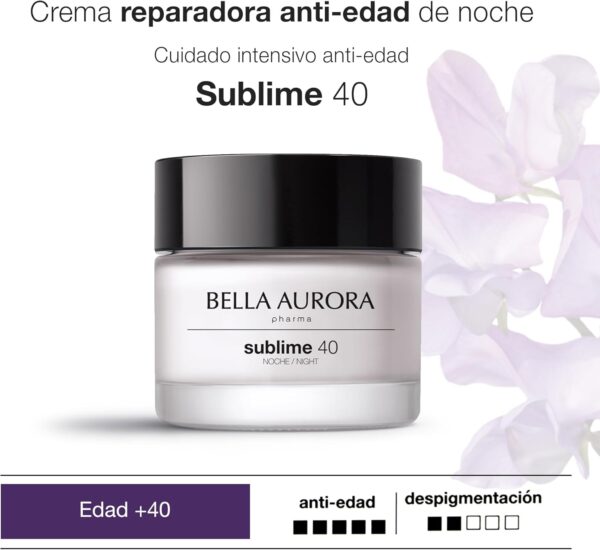 Bella Aurora sublime 40 crema de noche - Imagen 2
