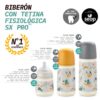 Suavinex Biberón Anticólico Flujo Denso Gris +6m 360ml - Imagen 2