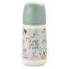 Suavinex Biberón Silicona Flujo Medio 0-6m talla 1 Verde 270ml - Imagen 3