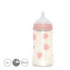 Suavinex Premium Bonhomia Biberon Fisiológico Buhos Rosa +3m 270ml - Imagen 4