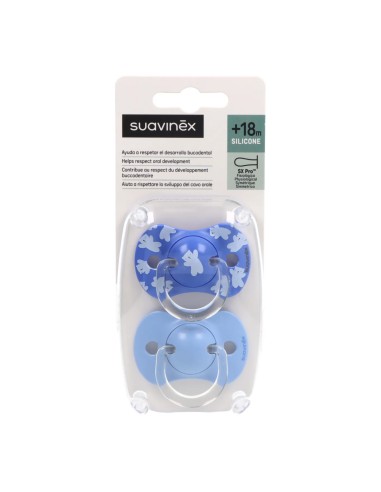 Suavinex Chupetes SX Pro Fisiológicos 18m – Pack 2 unidades